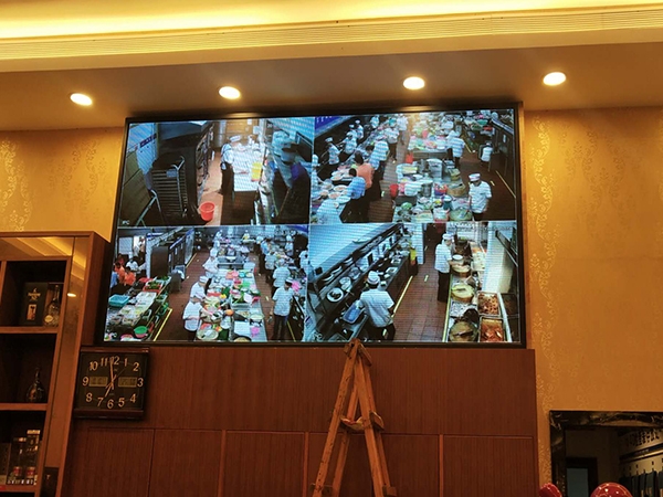 2018年10月廣東東莞5平方室內p4酒店監控LED顯示屏