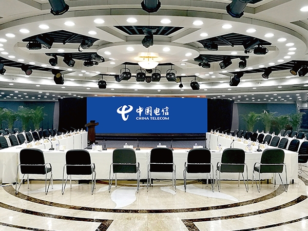 上海會議室led顯示屏成功案例GP3模組