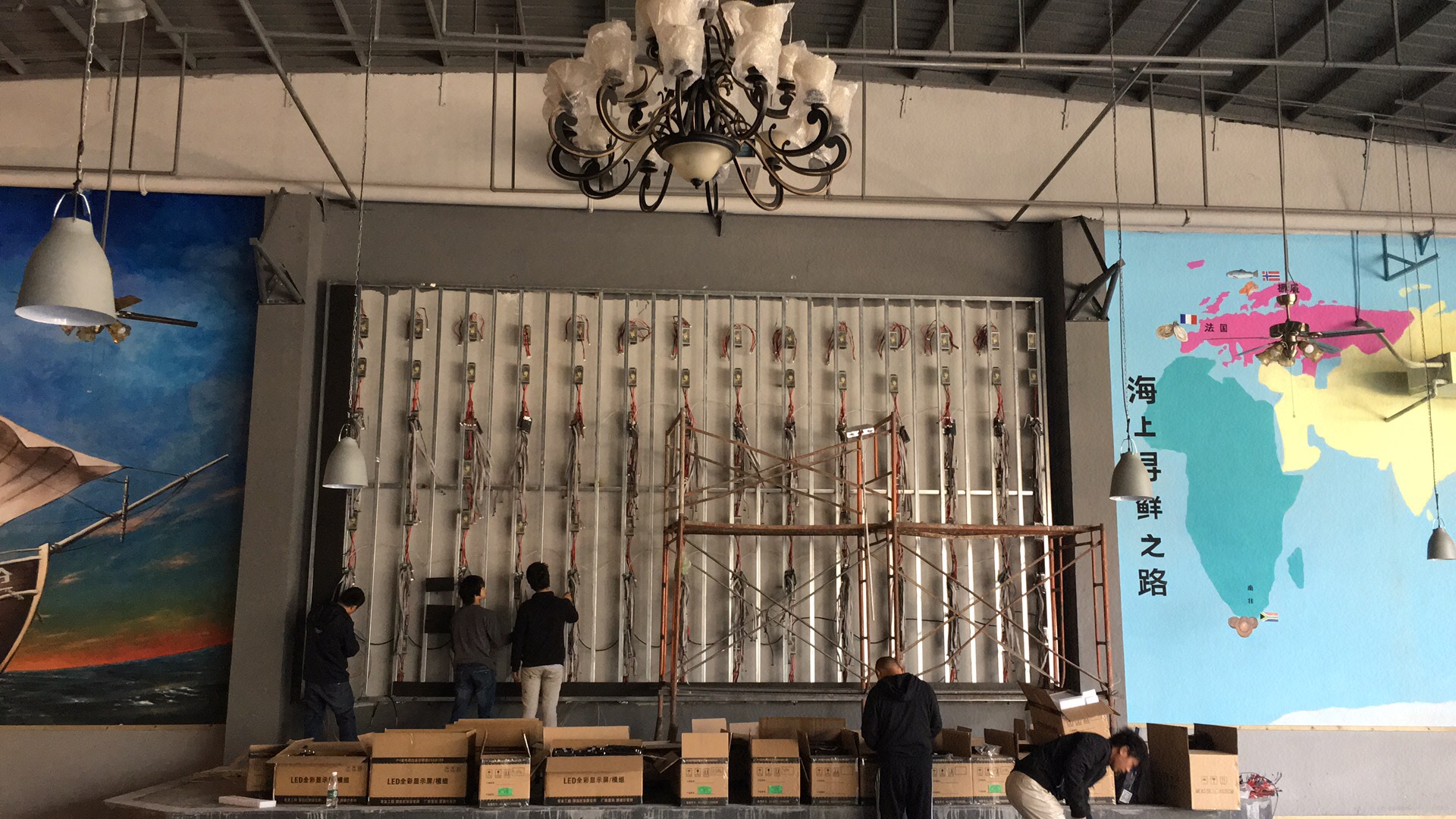 上海酒店廣告LED顯示屏成功案例GP4模組，酒店LED顯示屏經典案例，酒店LED顯示屏，酒店LED廣告屏